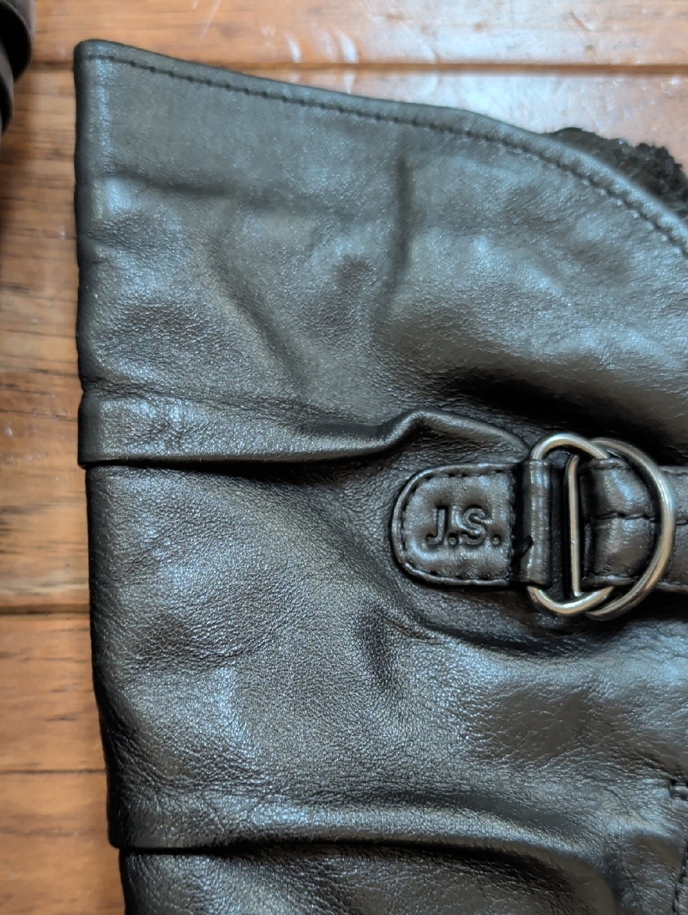 Josef Seibel Naly 23 Black Ruched Leather Boots with Buckle - Picture 4 of 9